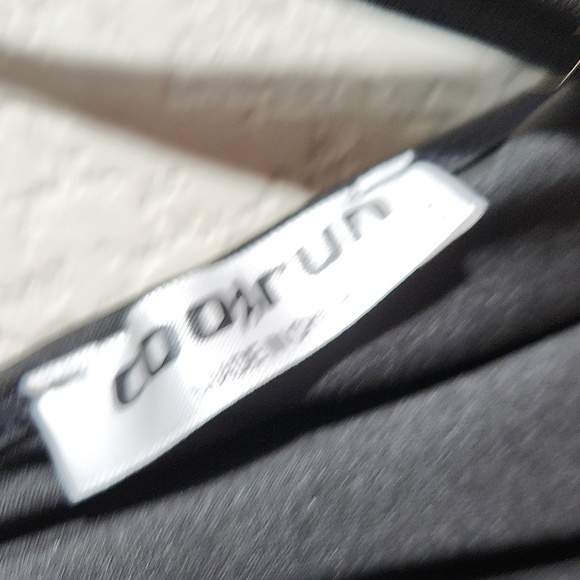 Cool Run Dress Womens Size S Black Racerback Athletic Built-in Bra - Picture 2 of 9